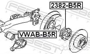 Сайленблок задней балки (volkswagen passat B5/B