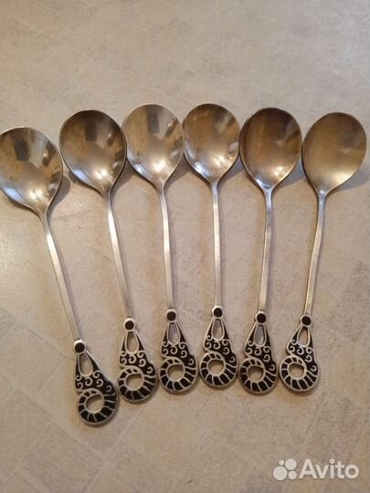 Чайные ложки мельхиор