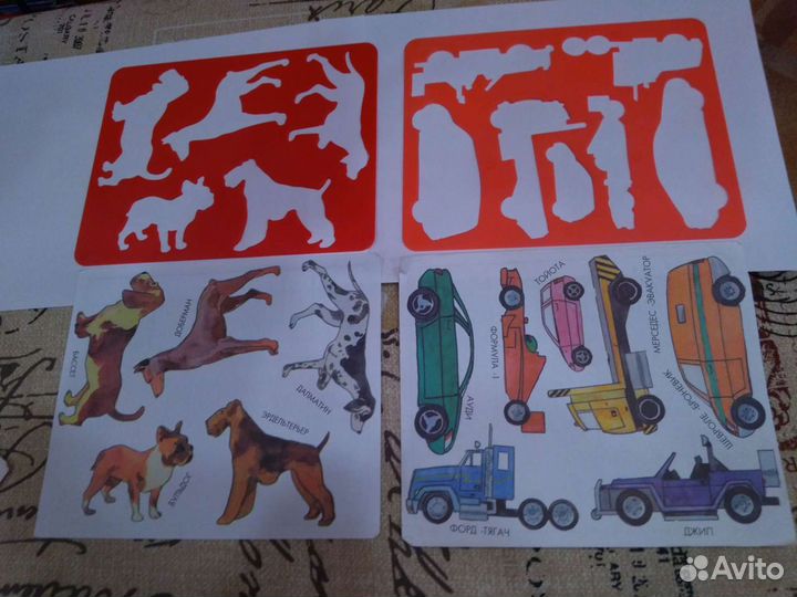 Детские трафареты для рисования