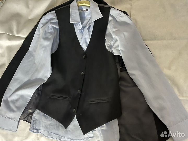 Пиджак + жилет+ брюки