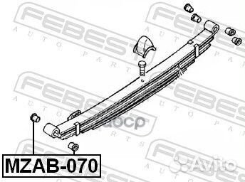 Mzab-070 сайлентблок передний задней рессоры MA