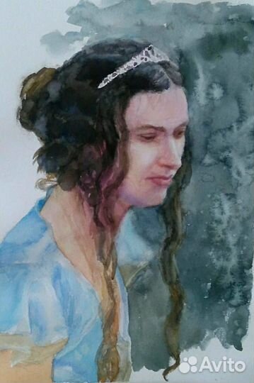 Акварельные портреты и картины на заказ