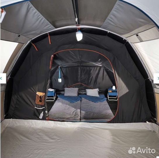 Палатка надувная 4 мес Quechua AIR seconds 4.1 F&B