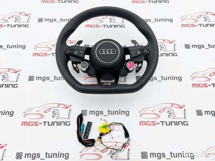 Руль Audi RS с подушкой Ауди A4 B9 RS4 А4