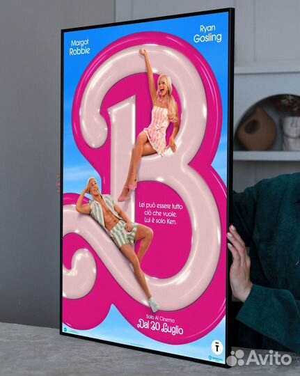 Картина арт Barbie большая