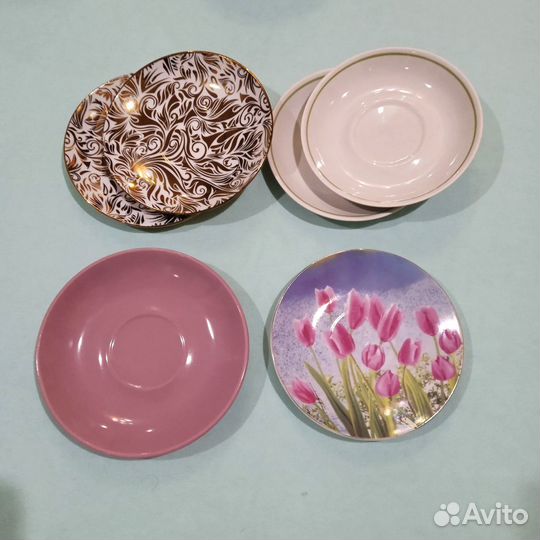 Блюдца СССР и современные