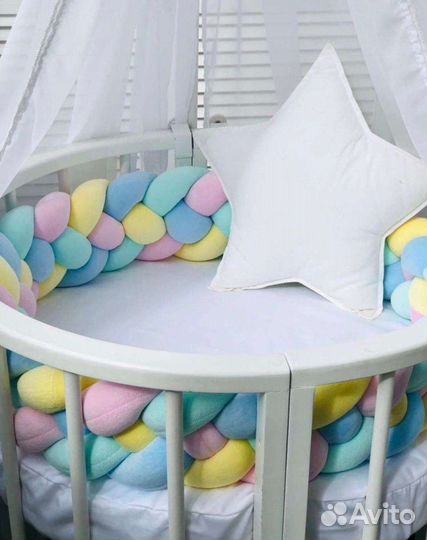 Бортик косичка