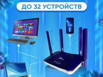 Новые 4G роутуры 300mbps до 80м покрытие