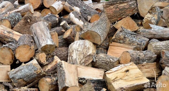 Дрова березовые нарубленные
