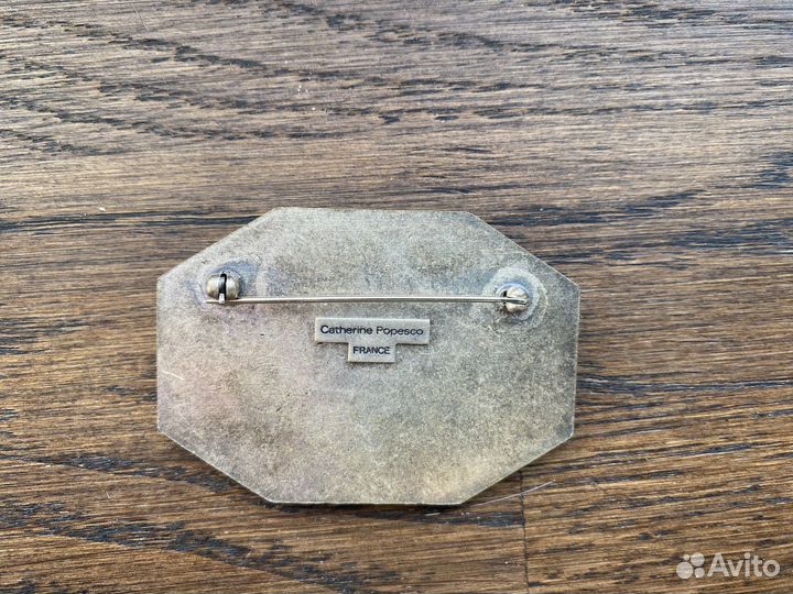 Винтажная брошь Catherine Popesko