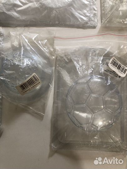 Новые пластиковые формы для мыла и шоколада 6шт