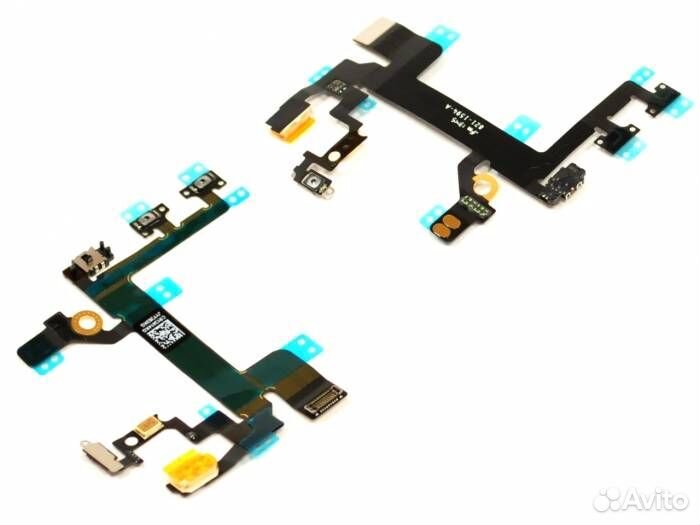 Шлейф iPhone 5S + кнопка включения + кнопки громко
