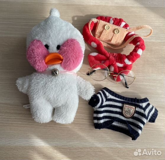 Уточка lalafanfan белая