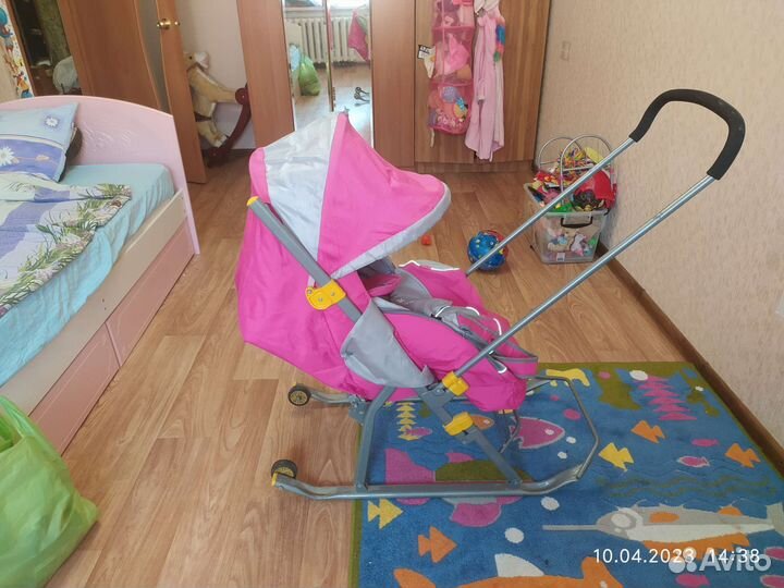 Детские санки коляска Ника