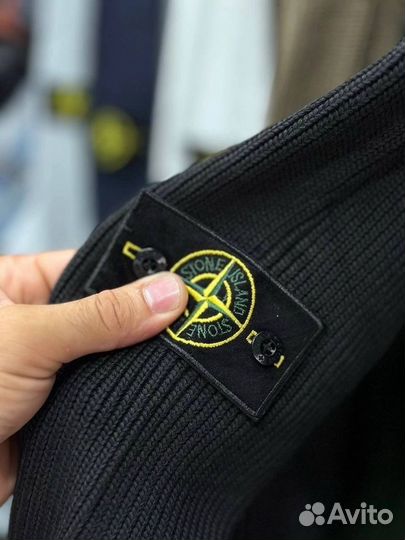 Stone island свитер вязанный