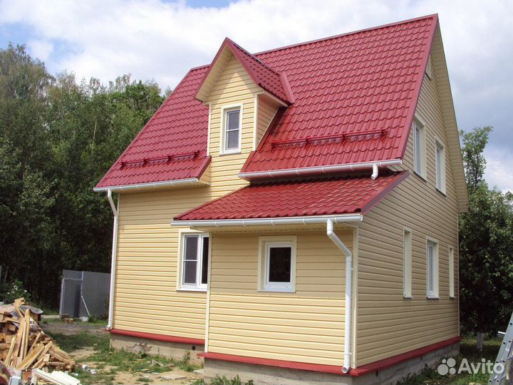 Металлочерепица RAL6001 Монтаж