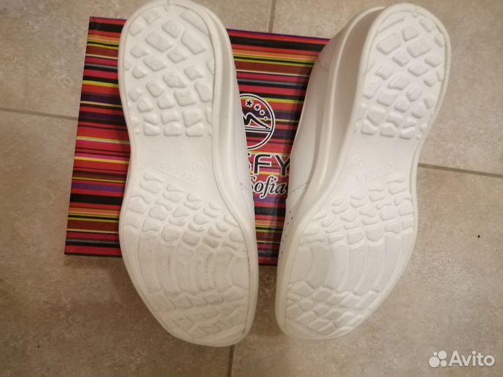 Мокасины медицинские, туфли новые р. 38