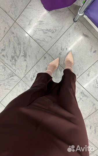 Атласная юбка