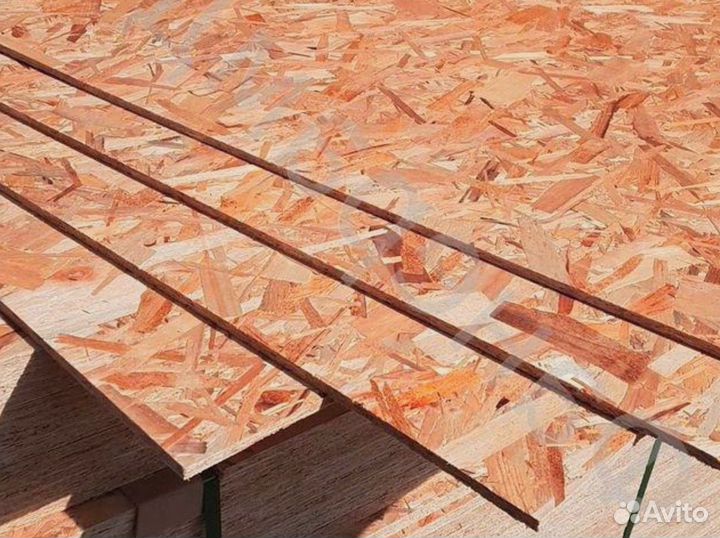 Осп-3, OSB-3, 6, 9, 12мм, Влагостойкая фанера