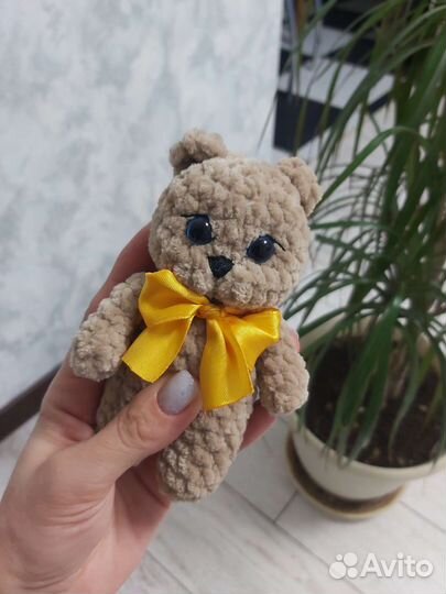 Вязаные зайки и мишки