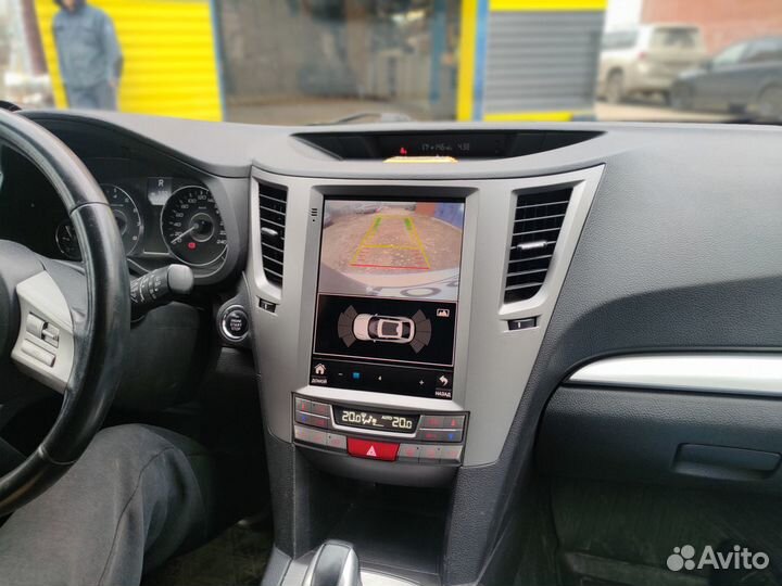 Android стиль Tesla для Legacy Outback, есть Teyes