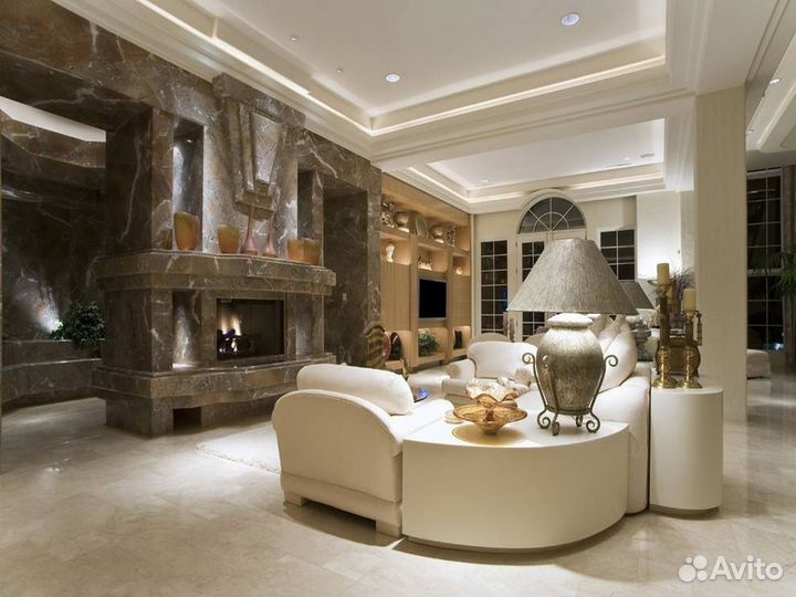 Камин, портал для камина, облицовка