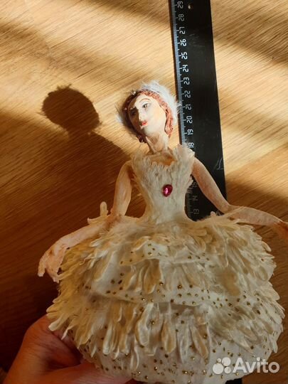 Ватные елочные игрушки