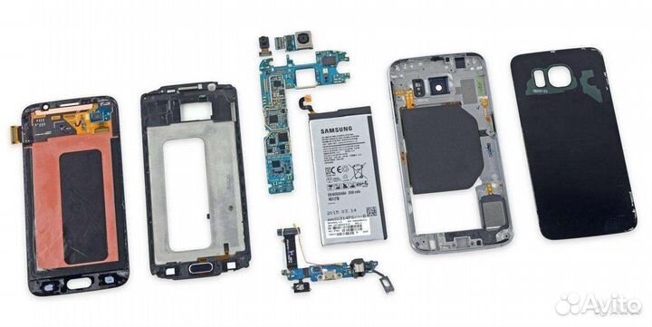 Комплектующие Samsung s6 White