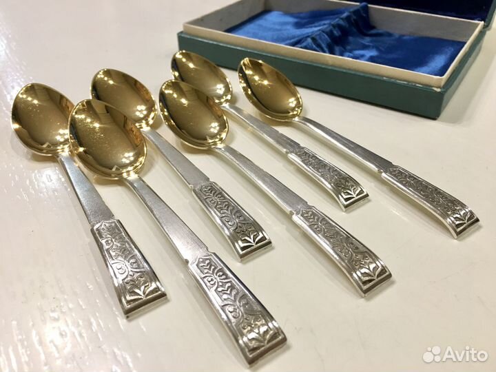 Ложки чайные серебро 916 Таллин, СССР