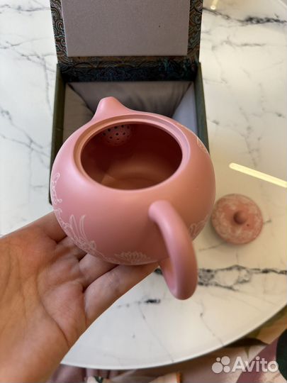 Чайник Сиши иссинский с пионами