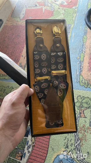 Подтяжки мужские шелковые Character