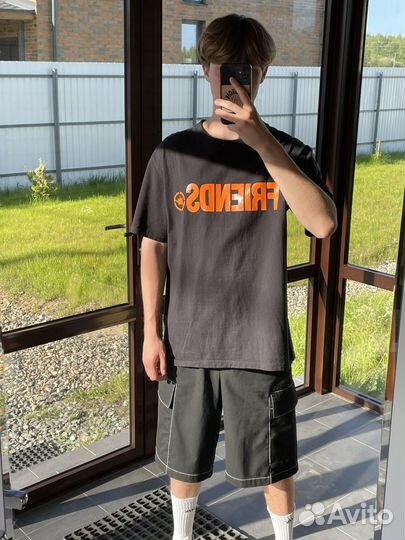 Футболка vlone x fragment friends оригинал