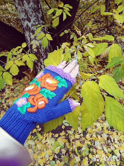 Митенки ручной работы