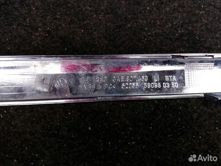 Молдинг заднего бампера Volkswagen Passat сс