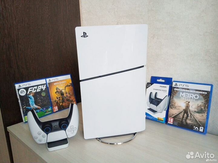 Sony PlayStation 5 Slim с дисководом 13 игр