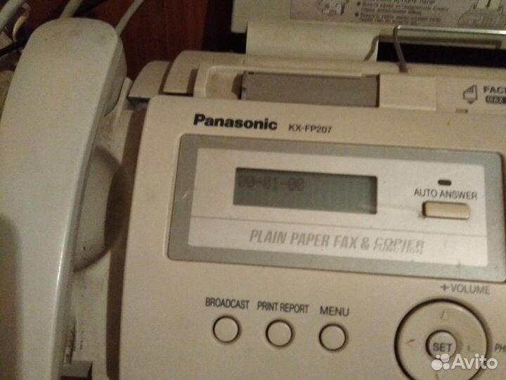 Факс panasonic kx ft72