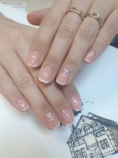 Маникюр/педикюр с покрытием