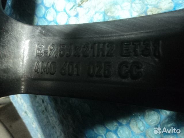 Диск литой Audi Q7 2 Restail R21 Ауди Ку7 4M060102