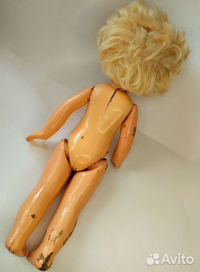 Кукла пупс прессопилки, целлулоид СССР