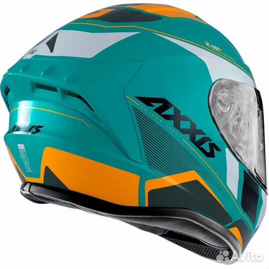 Axxis FF112C Draken S Wind Matt Green мотошлем инт