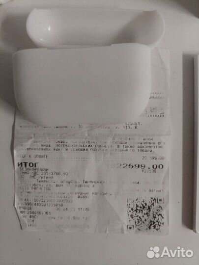 Airpods pro 2 оригинал (на гарантии)