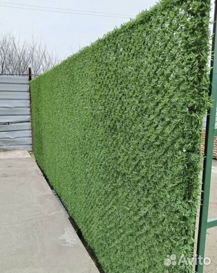 Зеленая изгородь / Забор из искусственной травы