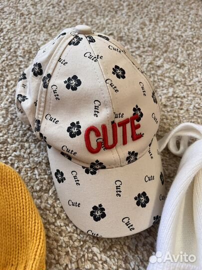 Шапка кепка шарф