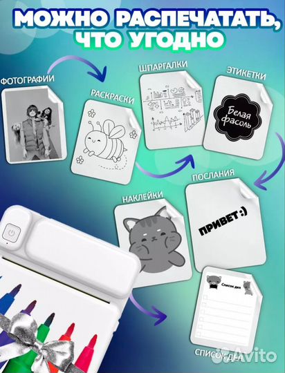Мини принтер максимальный набор