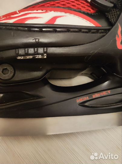 Коньки детские раздвижные 27 30