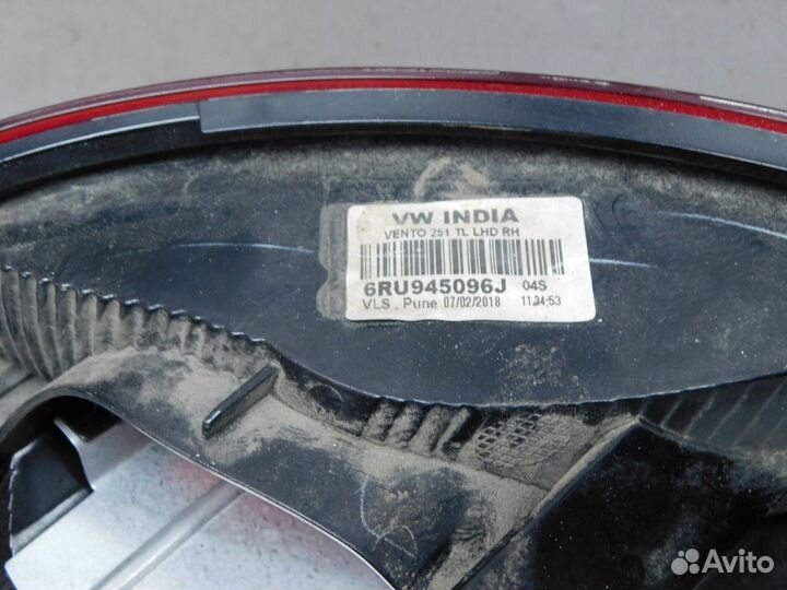 Фонарь задний правый Volkswagen Polo