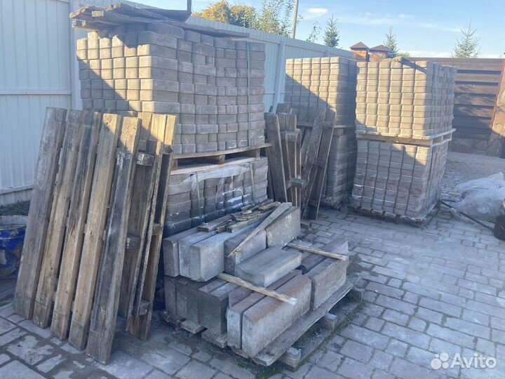 Тротуарная плитка, поребрик, бордюр