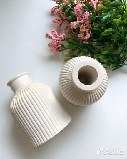 Ваза декоративная из гипса