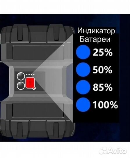 Фонарь аккумуляторный кемпинговый ручной поисковый