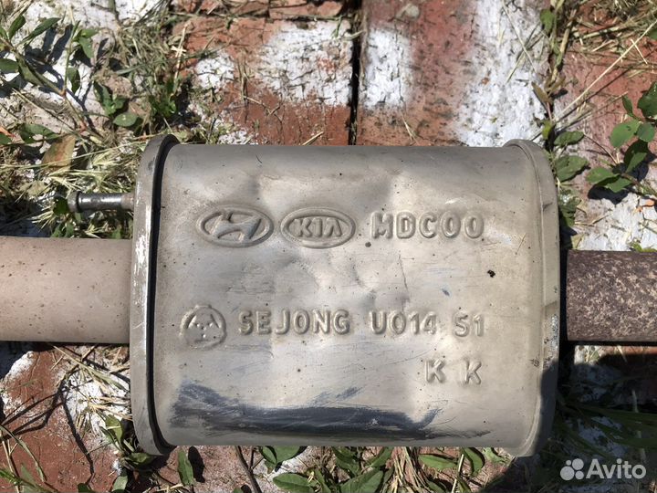 Средняя часть глушителя solaris